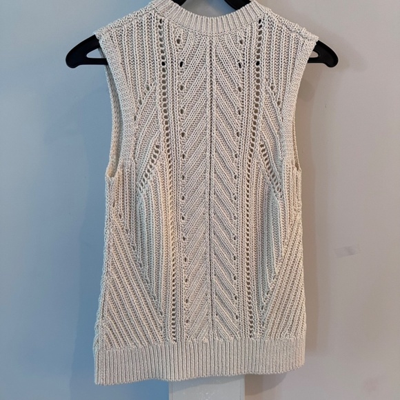 *LOT OF 2*  KNITTED VEST   BANANA REPUBLIC JANETTE COTTON SWEATER TANK sz s - Picture 6 of 15